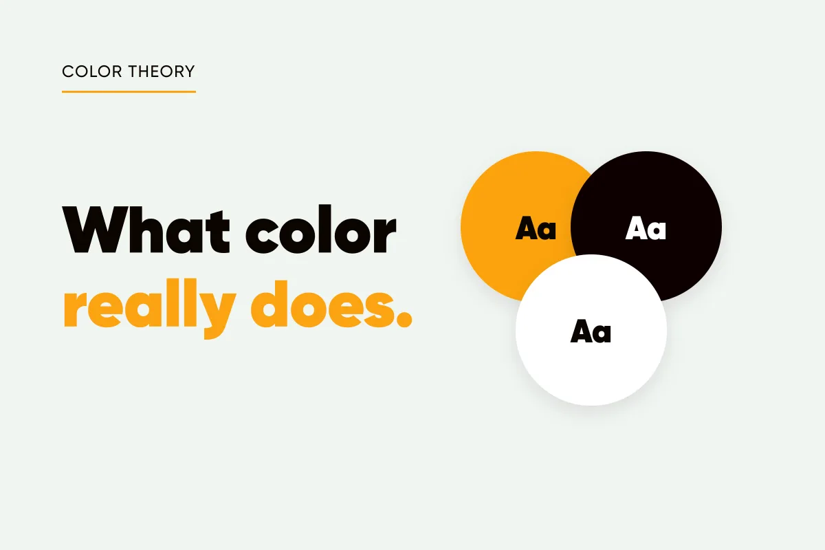 Branded cover with three color swatches and the headline what color really does