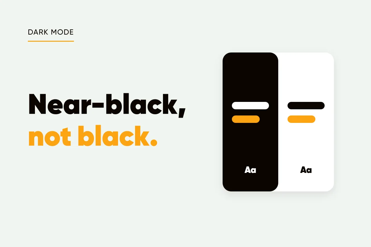 Branded cover with a split dark and light card and the headline near-black, not black